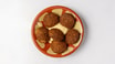 Falafel m. Hummus (3 stk)